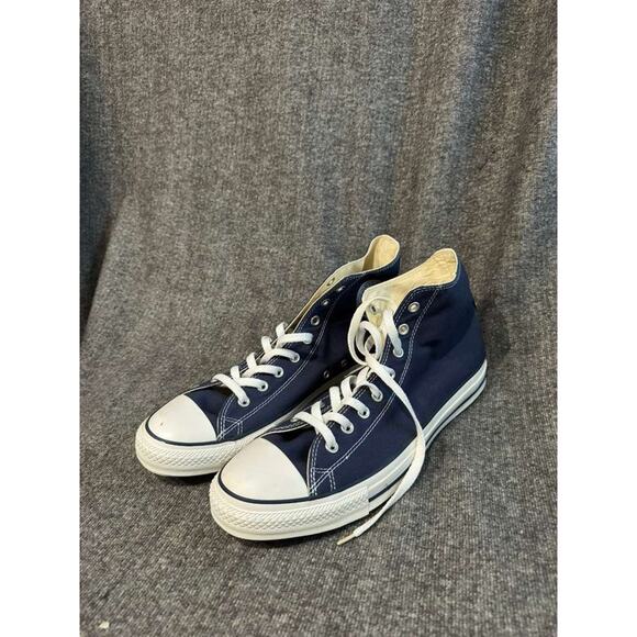 Converse Chuck Taylor All Star High Top Navy Canvas Shoes – Men’s Size 13 - Picture 6 of 7